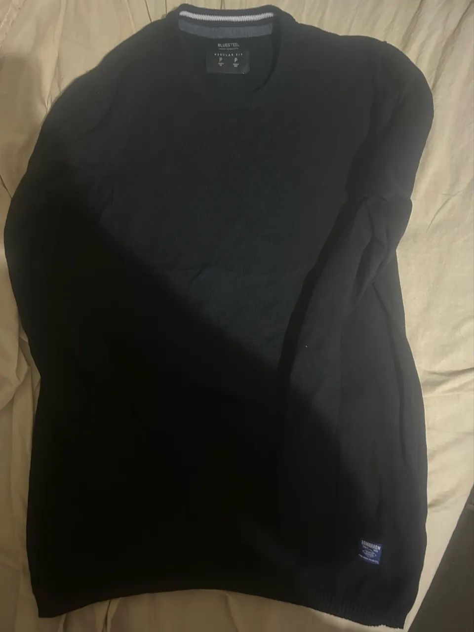 camiseta manga longa, preta. Nova. - Foto 4
