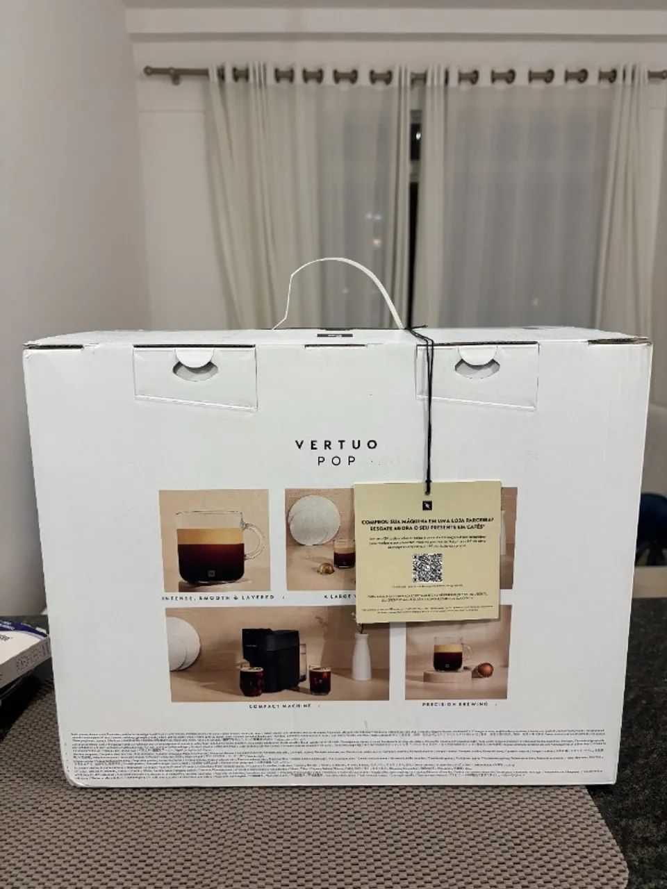 Cafeteira Nespresso Vertuo Pop Preta NOVA - Foto 4