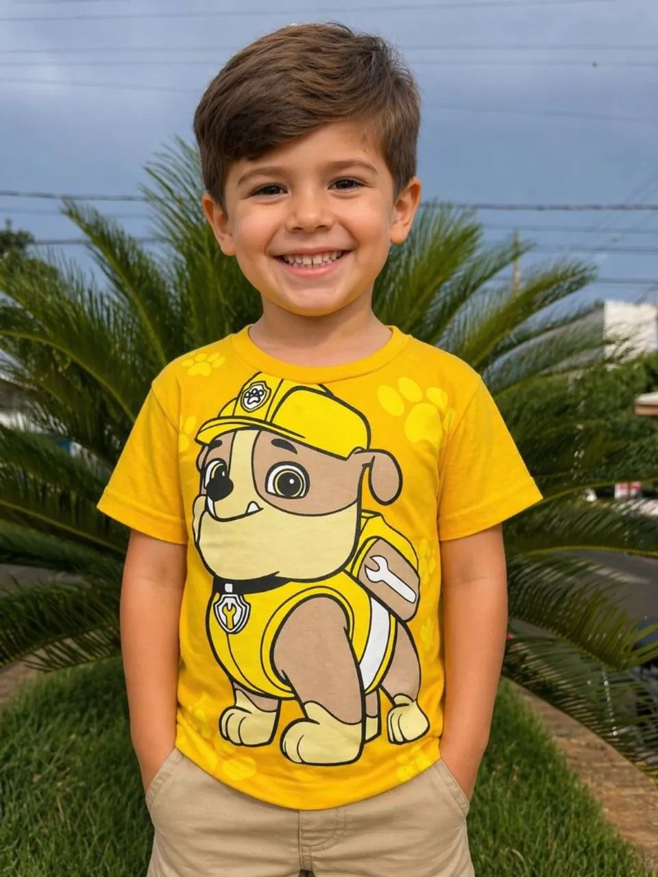Camiseta Patrulha Canina Rubble - Foto 2