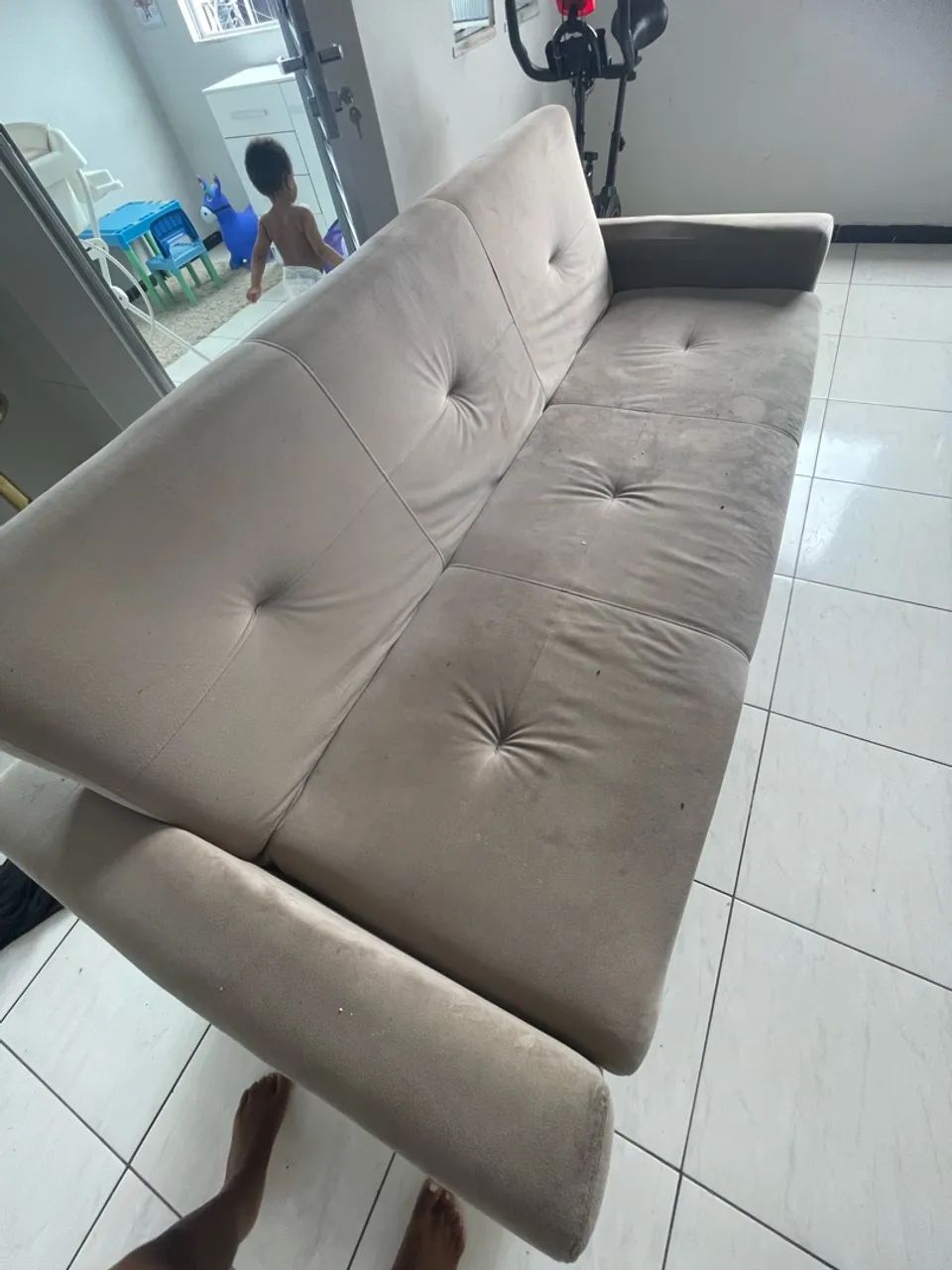 Sofá vira cama 