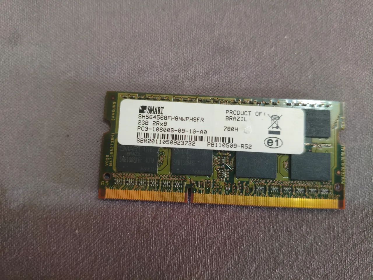 RAM DDR3 2GB notebook 
