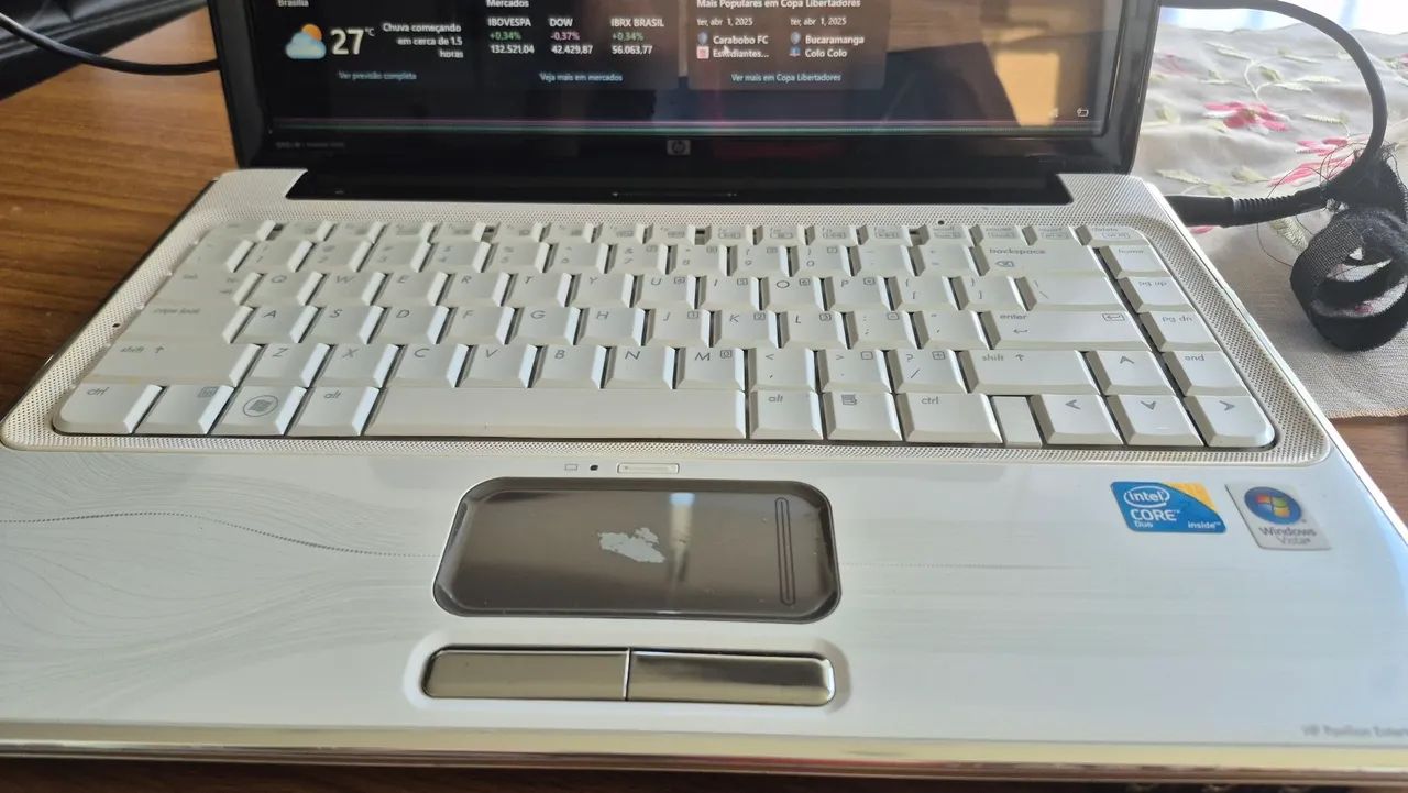 Vendo notebook branco HP - Foto 3