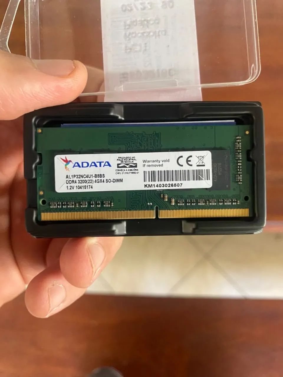 Memória RAM ADATA 4GB DDR4 3200MHz SO-DIMM (Para Notebook)