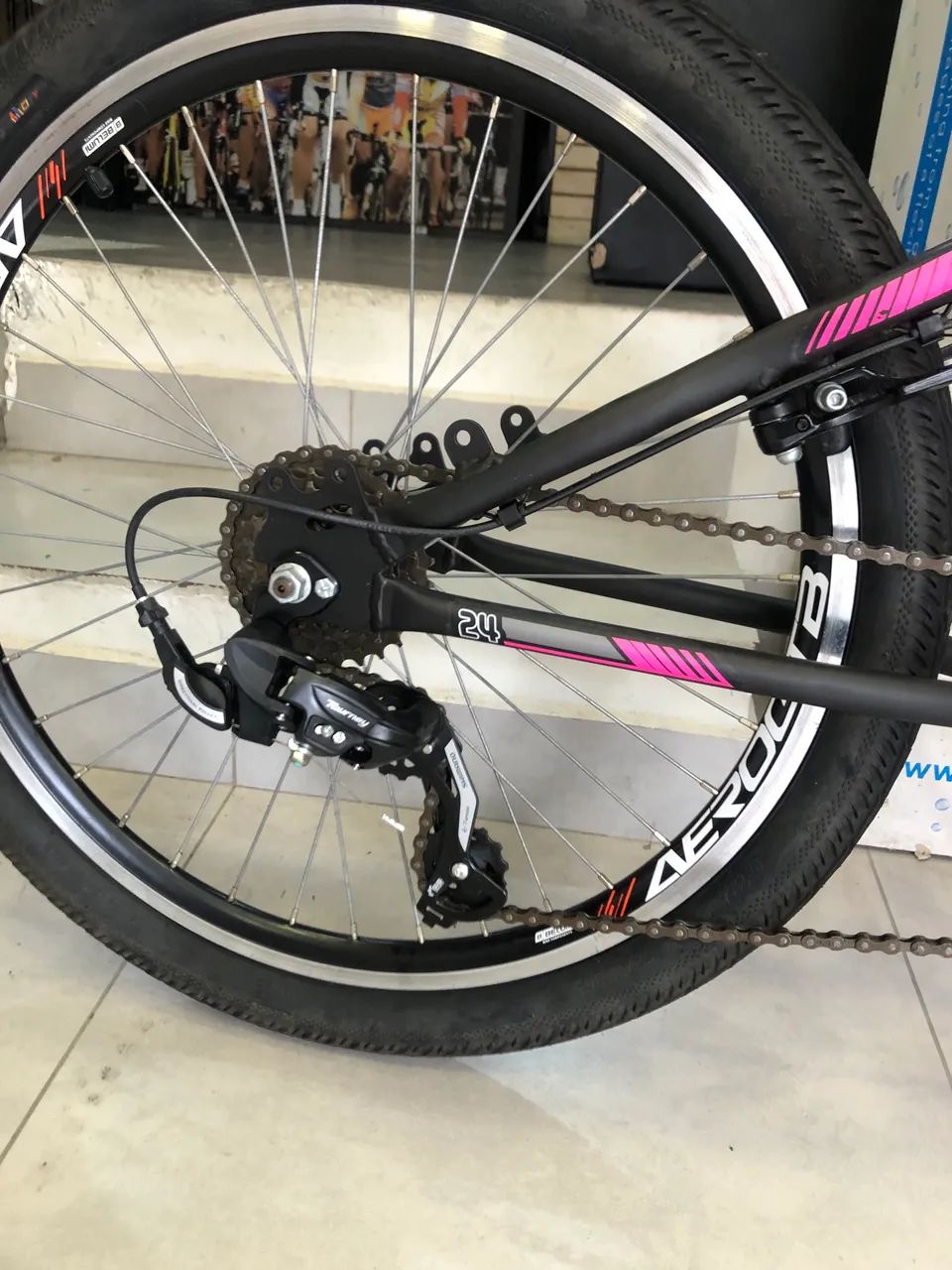 Bicicleta Aro 24 Nathor Bella 6v Com Suspensão  - Foto 2