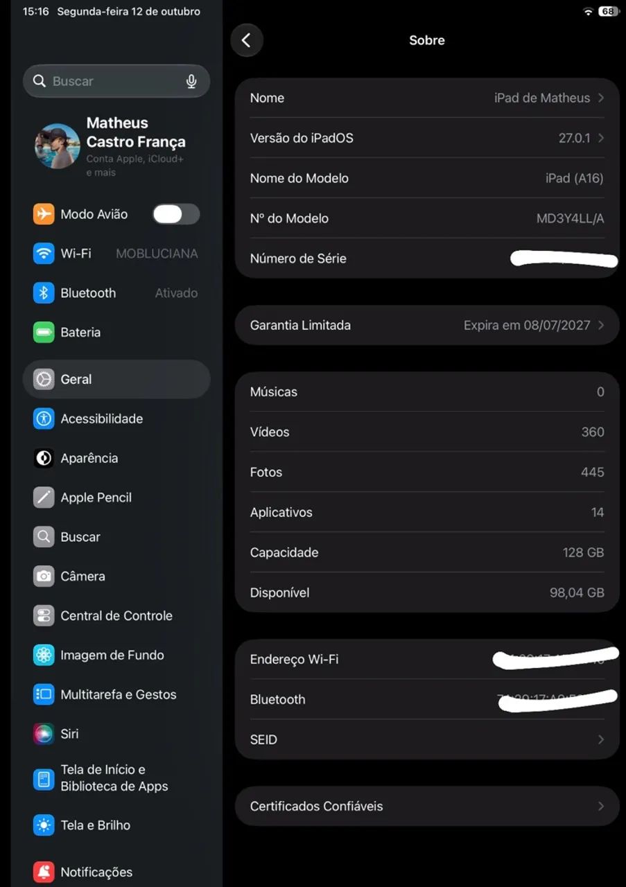 iPad 11/A16 128 gb (NA GARANTIA APPLE) - Foto 4
