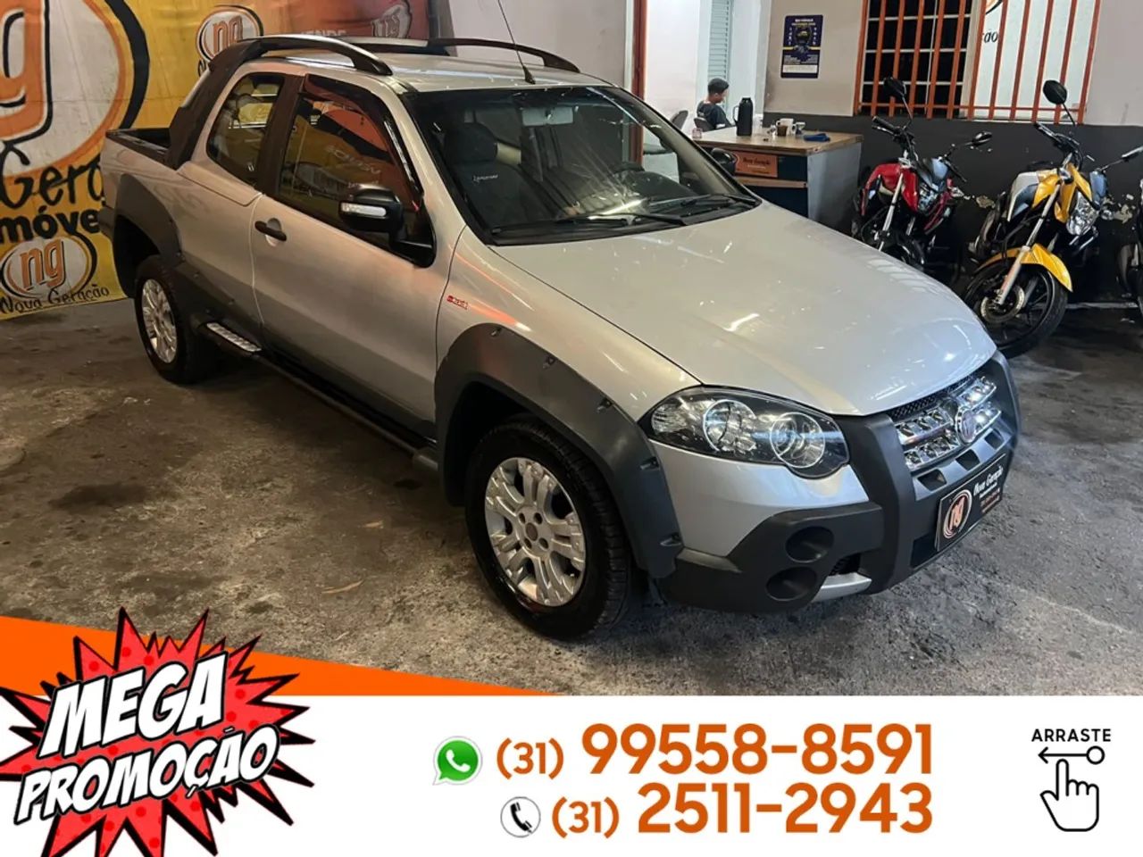 Fiat Strada Adventure1.8/ 1.8 Locker Flex CD 2012 - Foto 3