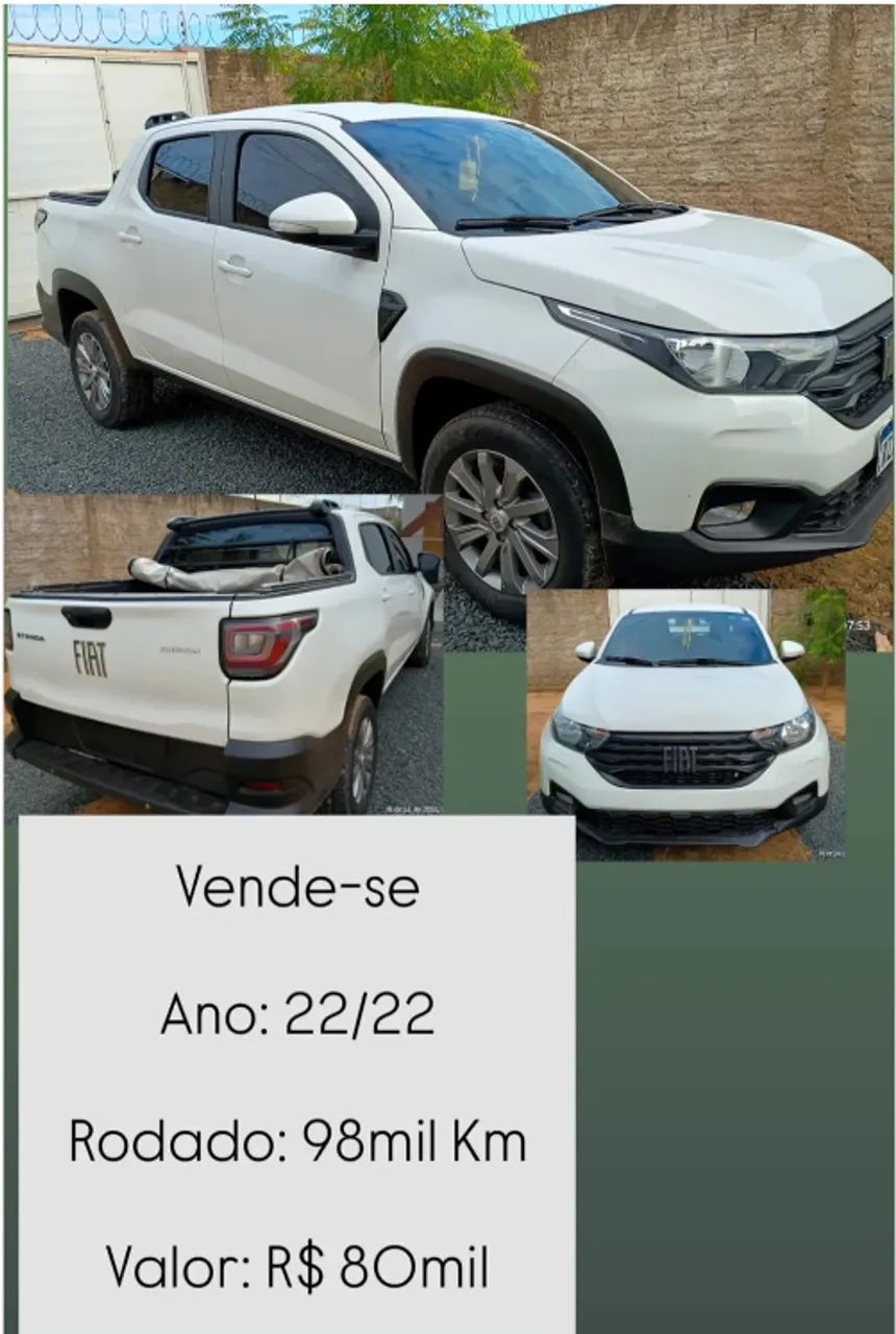 Fiat Strada Freedom 1.3 Flex 8V CD 2022 - Foto 2