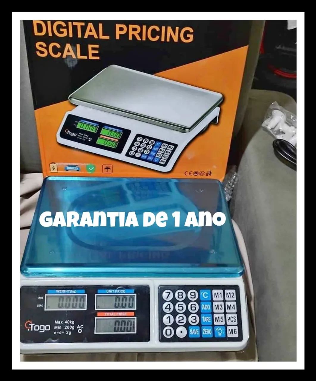 Balança garantia de 1 ano só aqui