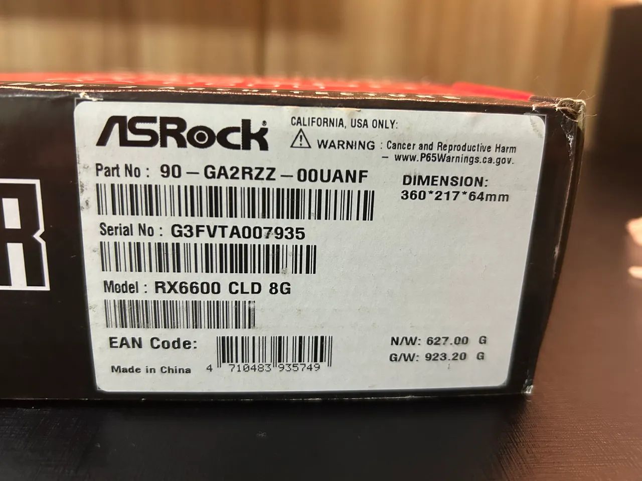 Placa de Vídeo RX 6600 ASRock Challenger 8GB COM DEFEITO - Foto 5