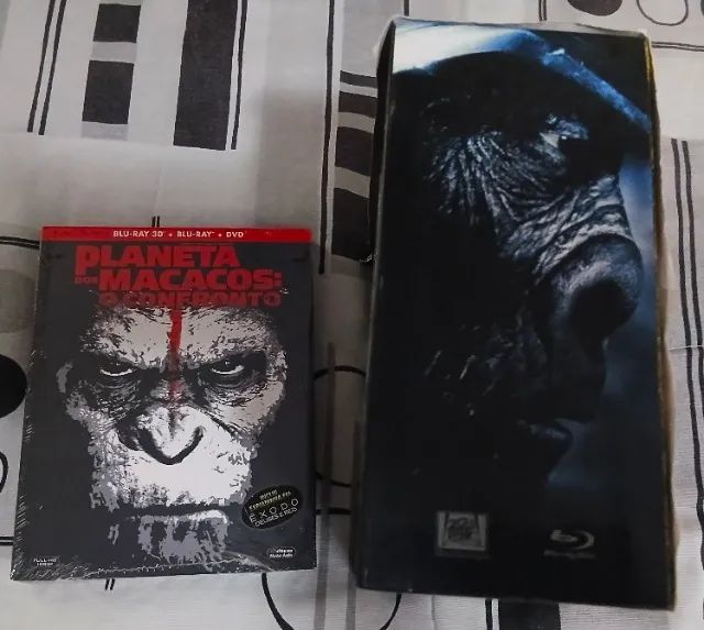 Box Completo Planeta dos Macacos + Planeta dos Macacos(O Confronto)Especial 3D