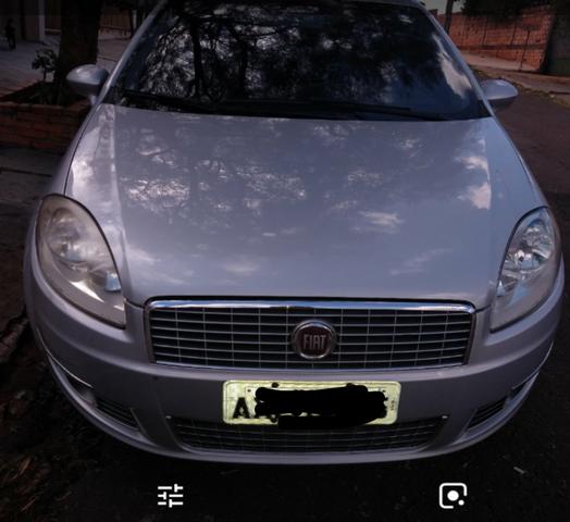 Fiat Linea HLX 2010 baixo KM rodado, selado Placa A 2019 Pago