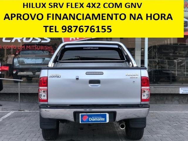 Toyota Hilux Srv Flex c/ Gnv - Foto 3