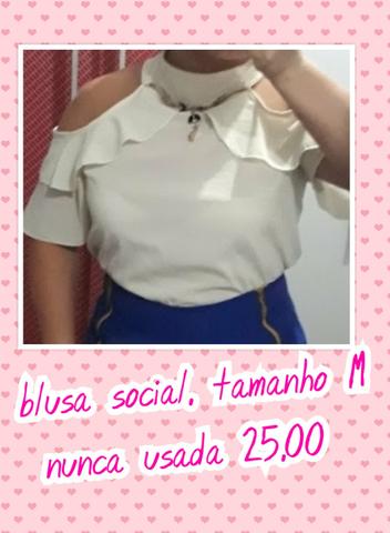Blusa social nova