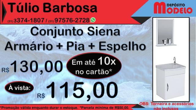 Armário para Banheiro NOVO com Pia e Espelho