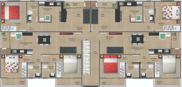 Apartamento térreo Campeche central 160 mil - Foto 2