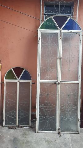 Vendo porta de ferro e janela - Foto 4