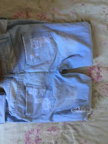 Calça jeans rasgadinha 36 - Foto 2