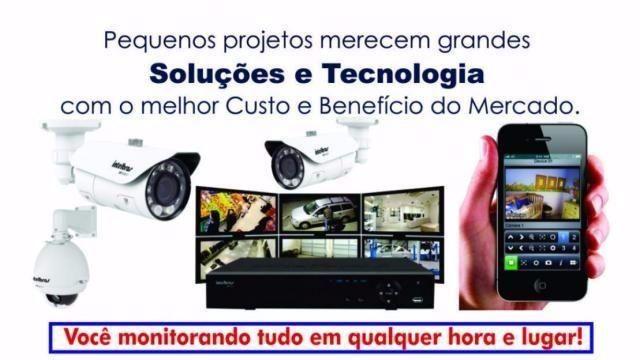 Instalação de câmeras e alarmes