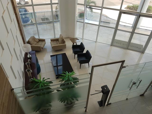 Es - sala comercial alto padrao na península da ponta d'areia, vista lagoa, 33 m2