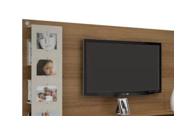Painel Sabiá para TV até 65 Polegadas ? Noronha/Off White - Frete Grátis - Receba Hoje - Foto 3