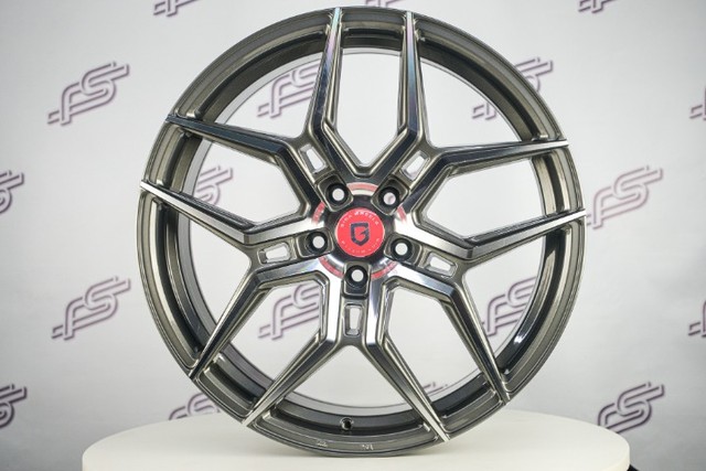  Rodas Gisa Flow Form 3352 Grafite Diamantado 5x112 - 20x8,5 aro 20 tala 8,5