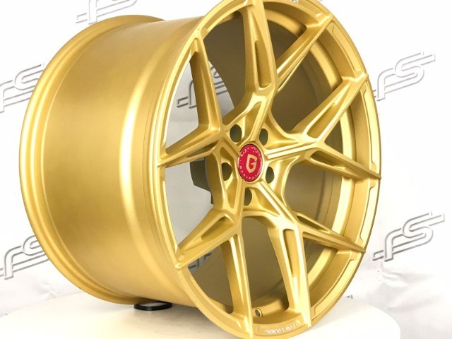 Rodas Gisa Stharlight Dourada 5x114 - 20x9,5 e 20x12,5 aro 20 duas talas - Foto 2