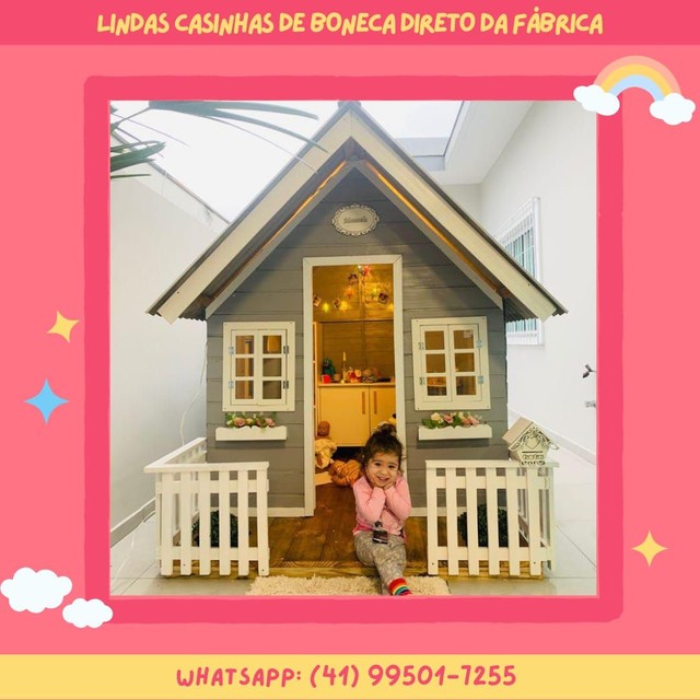 Casinha de boneca direto da fábrica  - Foto 4