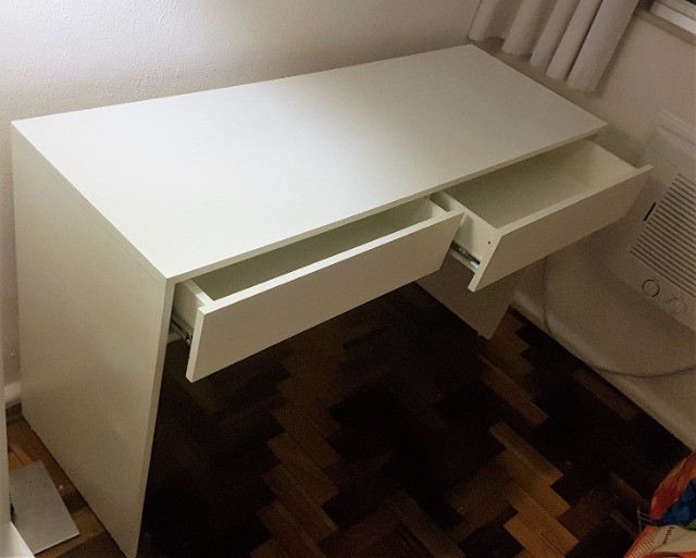 Escrivaninha/ Mesa De Escritório Mdf Branco Tx - Foto 4