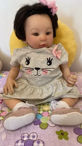 Roupa Para Boneca Bebê Reborn Realista Veste De 45 A 48 Cm
