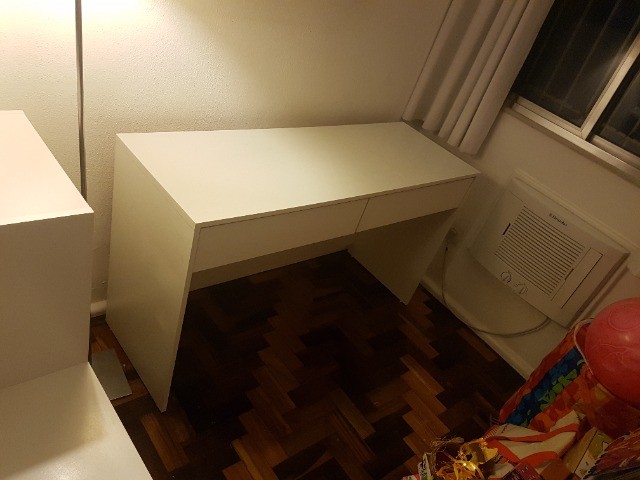 Escrivaninha/ Mesa De Escritório Mdf Branco Tx - Foto 6