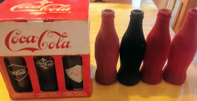 Coleção Antiga De 10 Geloucos Da Coca-cola Colecionável - Desconto no Preço