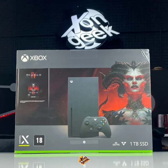 Xbox One X 4k 1tb Microsoft Preto + Nota Fiscal