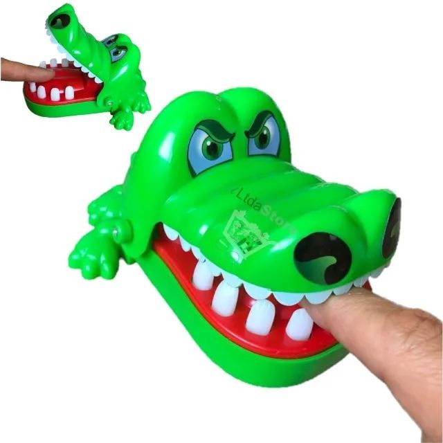 Jogo Crocodilo Dentista Brinquedo Infantil Interativo