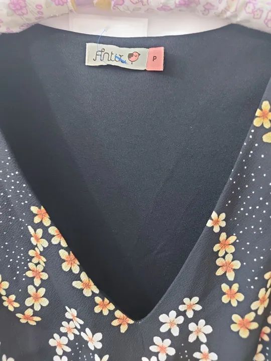 Vestido Midi Estampado Antix tamanho P  - Foto 4