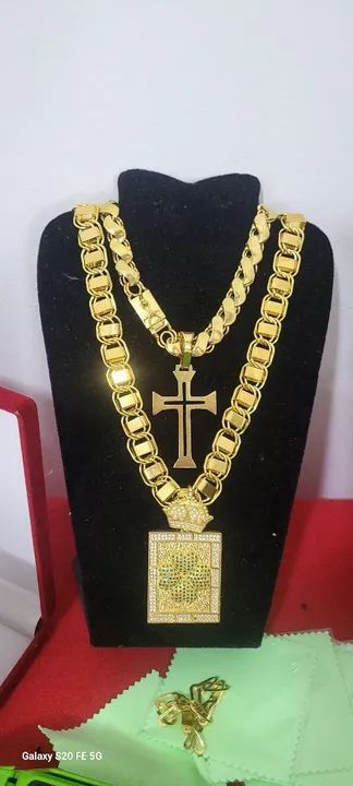 Cordão Masculino em Moeda Antiga  - Foto 4