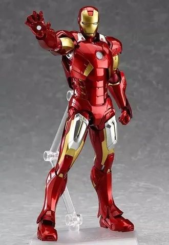 Iron Man Homem De Ferro Figma Original Perfeito Zerado