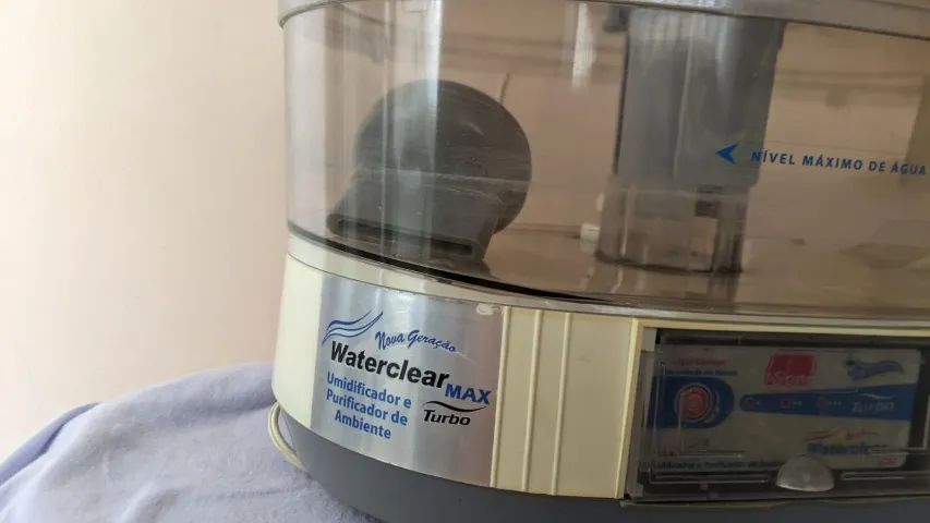 UMIDIFICADOR e PURIFICADOR DE AR WATERCLEAR MAX TURBO - Foto 2