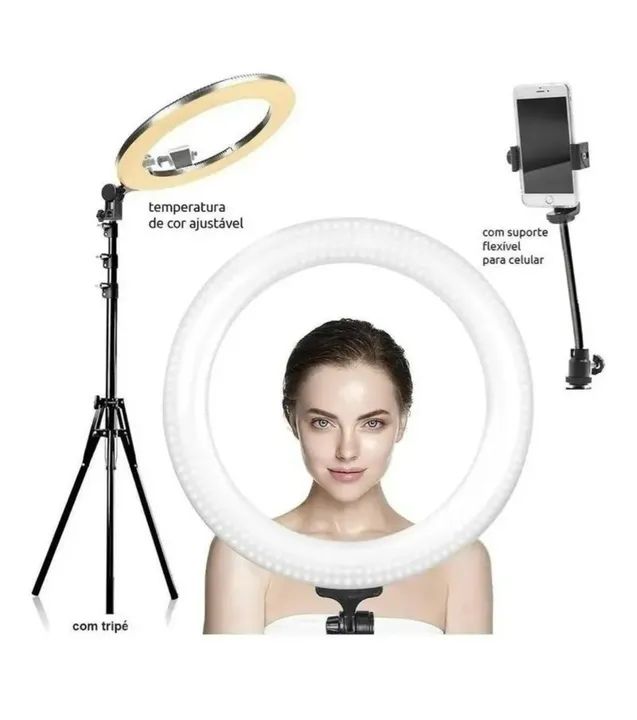 RING LIGHT LED | 14" TOMATE MLG-1014 - Foto 6