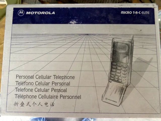 Motorola Micro T.A.C. Elite - Personal Cellular Telephone -  U.S.A (Item p/ Colecionador)r - Foto 5