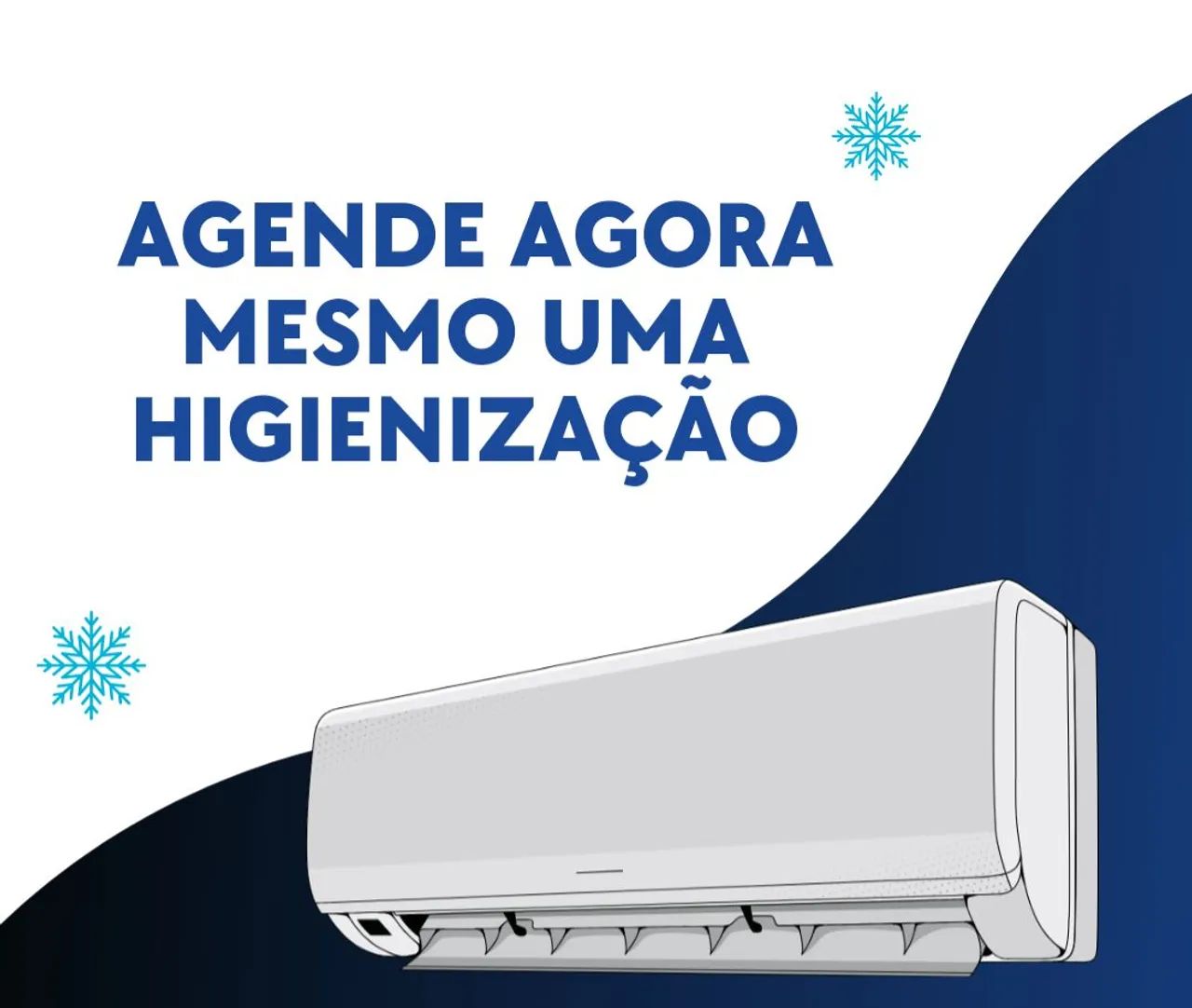 Instalação e Higienização de ar condicionado 