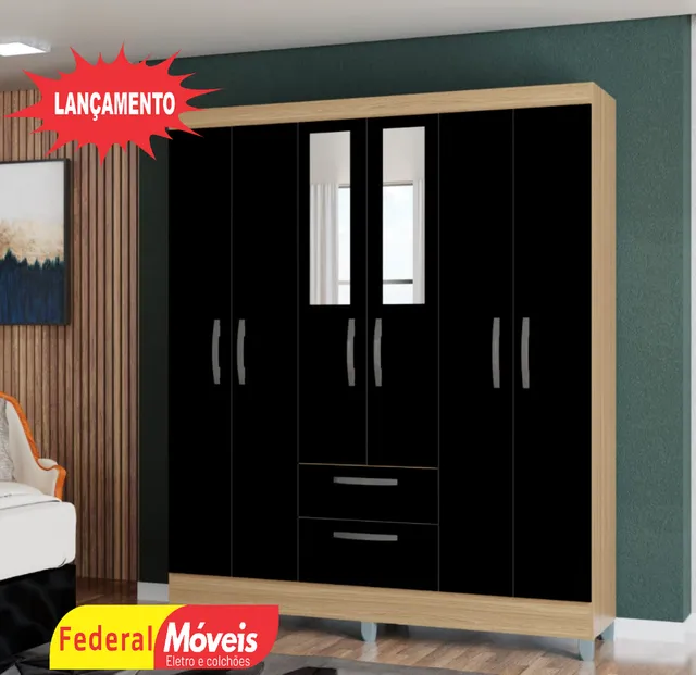Guarda Roupa Casal Perto em Oferta - Temos Crediário