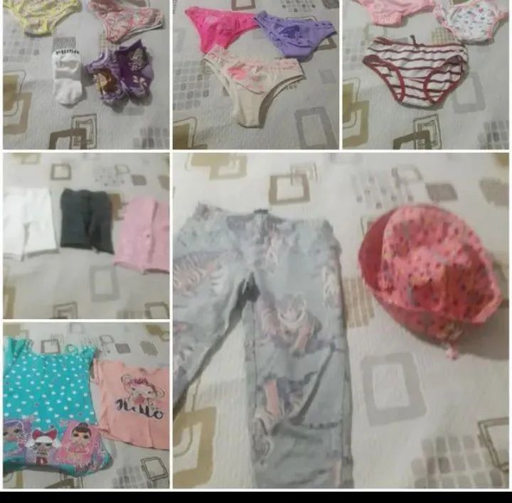 Lote de roupas menina - Foto 4