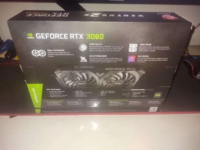 Placa de Videos RTX 3060 OC 12GB MSI - Foto 2