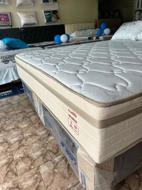 cama box em linho tamanho queen size e super king 