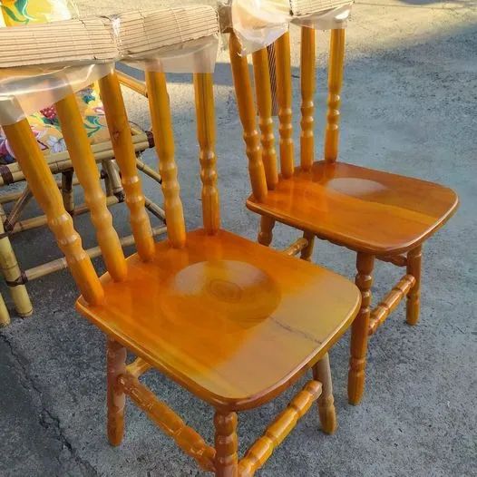 Cadeira Rustica Torneado Madeira Eucalipto - A Pronta Entrega - Foto 2