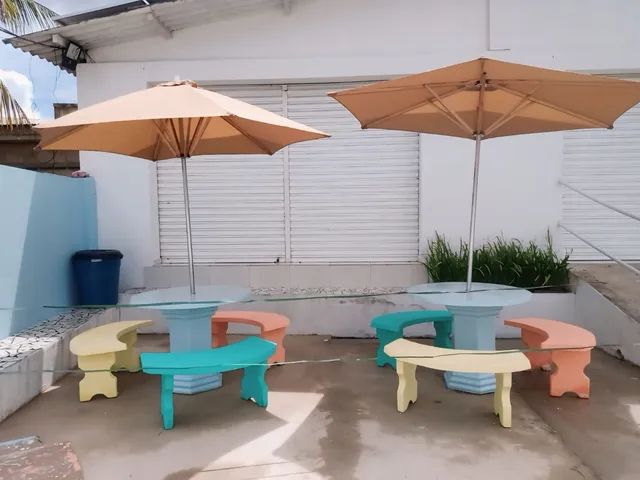 Conjunto de mesa pré moldada 