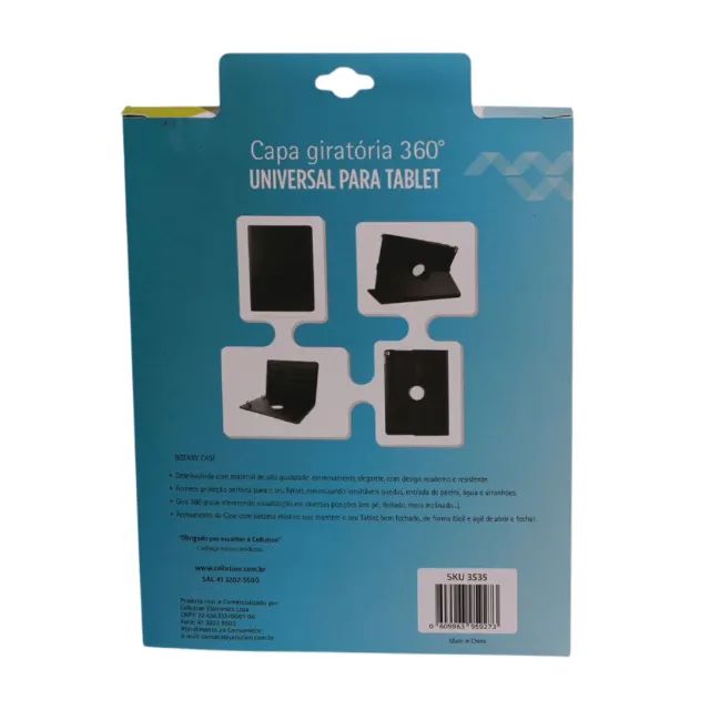 Capa Giratória Universal para Tablet 7 a 8 polegadas - Cellution  cod: 3082 - Foto 3