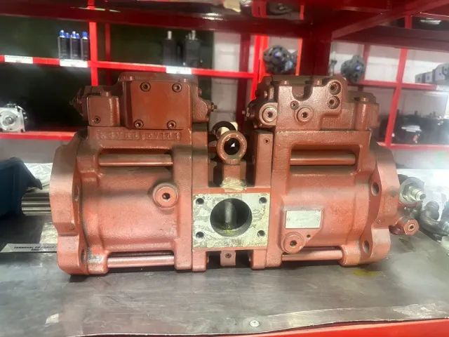 Bomba hidráulica dupla de pistões de plato inclinado - Foto 6