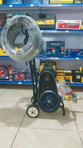 Lavadora de alta Vazão motor Weg 1Cv c/20m de mangueira Chiaperini (Nova) - Foto 5