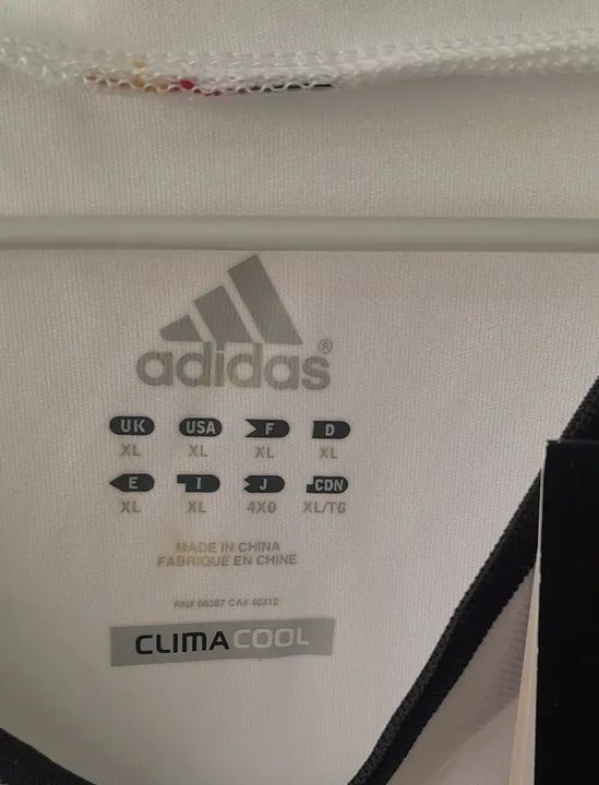 CAMISA SELECAO ALEMANHA ADIDAS EUROCOPA 2012 POLONIA UCRANIA BRANCA NOVA COM ETIQUETA - Foto 5